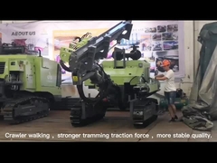 DTH 드릴 기계 회전식 땅속으로 낸 구멍 크롤러 수력 DTH 굴착 장치를 채굴하기