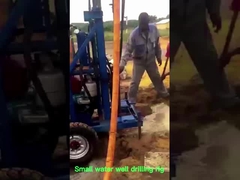 굴착 물 뚫기 기구 깊이 100m 휴대용 수압 물 우물 뚫기 기구