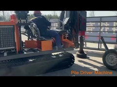 경비대 펠 드라이버 기계 수압 정적 펠 드라이버 진동 망치 펠 드릴링 리그