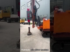 수압 스파일 드라이버 태양 스파일 드라이버 장비 휴대 스프루 스파일 드라이버 기계