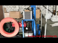 휴대용 물 우물 뚫기 기구 150m 깊이 회전 구멍 작은 물 우물 뚫기 기기