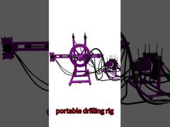 휴대용 시추 장비 수평 방향 시추기 유압 공압 드릴 장비