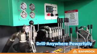 하드 록 시추공 드릴링 리그 크롤러 DTH 드릴링 머신을 채광하는 유압 드릴링 장비