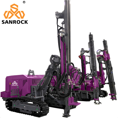 품질  Depth 50m Hydraulic DTH Drilling Machine Rotary Borehole Drilling Rig Mining Machinery 공장