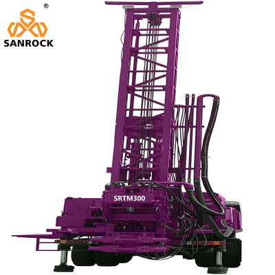 품질  Truck Mounted Water Well Drilling Rig With Mud Pump Deep 300m Water Well Drill Rig 공장