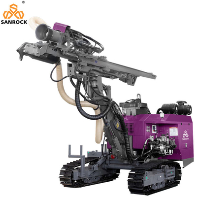 품질  Top Hammer Hard Rock Mining Hydraulic DTH Drill Rig with 22kw Max.Impulse Power 공장