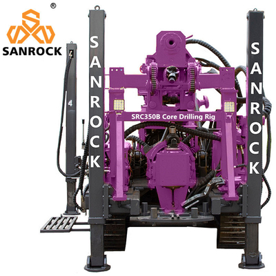 다이아몬드 코어 드릴링 리그 진흙 펌프 탐사 깊이 350m 수압 코어 드릴링 리그