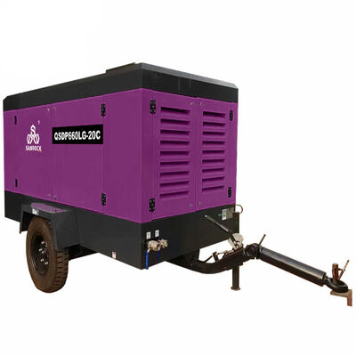 G2*1 G3/4*1 출구 밸브 광업 커민스 디젤 엔진을 가진 회전 나사 공기 압축기