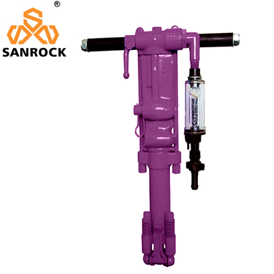 핸드 홀드 에어 레그 잭 해머 Pneumatic Rock Drill YT24 소형 바위 드릴링 머신