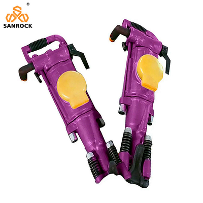 YT24 Pneumatic Rock Drilling Machine 광산 공기 다리 잭 망치 휴대용 바위 드릴