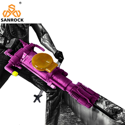 에어 레그 바위 드릴 YT27 Pneumatic Jack Hammer 광산 휴대용 바위 드릴링 기계