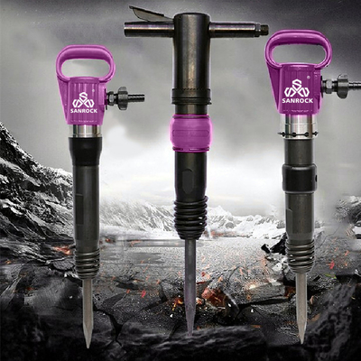길이 575mm의 휴대용 바위 파기 기계 Pneumatic 바위 파기 콘크리트 크리커 공기 픽 해머
