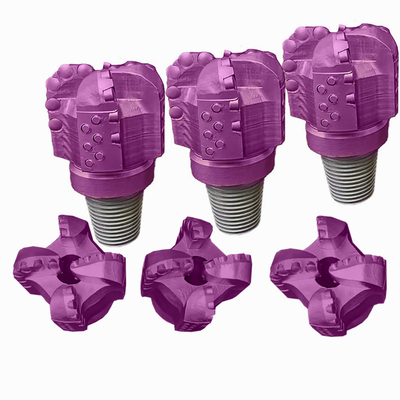 4/5/6/8 블레이드 PDC 드릴 비트 중간 경도 암석 시추 심정 드릴 비트