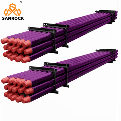 고강도 1.5m DTH 굴착 파이프 로크 블래스팅 76/89/102mm API 스레드 물 우물 굴착 막대