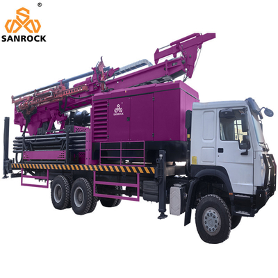 수압 물 우물 뚫기 기기 리프팅 힘 22T/25T/47T/57T 트럭에 장착 된 RC 뚫기 기기
