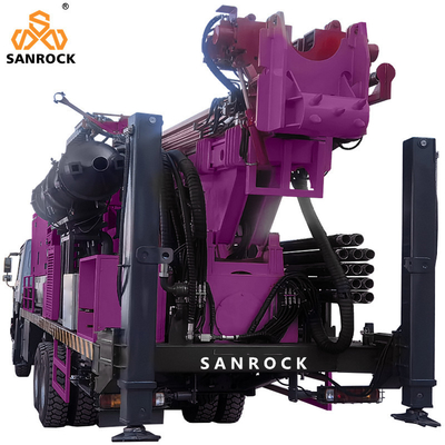 수압 물 우물 뚫기 기기 리프팅 힘 22T/25T/47T/57T 트럭에 장착 된 RC 뚫기 기기