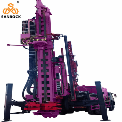 수압 물 우물 뚫기 기기 리프팅 힘 22T/25T/47T/57T 트럭에 장착 된 RC 뚫기 기기