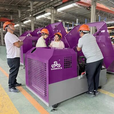 15HP 로터리 스크류 에어 컴프레서 디젤 구동 이동식 싱글 스크류 에어 컴프레서