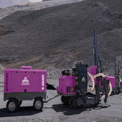 유압 DTH 해머 드릴링 리그 리프팅 포스 25KN 광산 드릴링 머신 크롤러 드릴링 리그