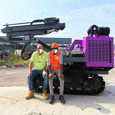 Surface DTH Hammer Drill Rig Borehole 20m Depth Mining Machinery Portable Drilling Rig Machine
