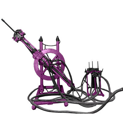 휴대용 드릴링 리그 깊이35m 수평 방향 드릴링 머신 터널 수압 드릴링 리그