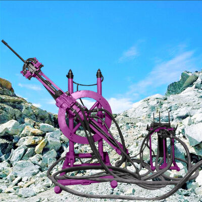 공압식 드릴링 리그 사면 안정화 천공기 채광 DTH 드릴링 장비