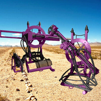 공압식 드릴링 리그 사면 안정화 천공기 채광 DTH 드릴링 장비