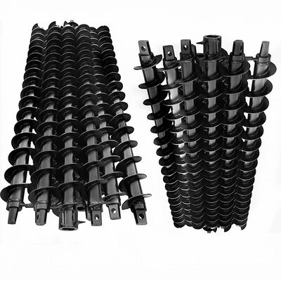 High Speed Anger Drill Pipe Single / Double Spiral Blades Threaded Drill Rod Twist Drill Pipe