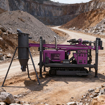 이중 벽 뚫기 파이프 역순환 뚫기 리그 지질 핵 샘플링 뚫기 기계 판매