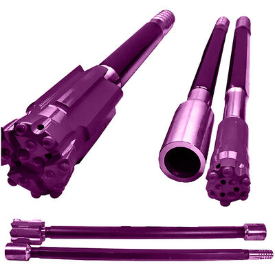 T45 Threaded Drill Rod Length 1525 - 6095mm Extension Speed Drilling Rod for sale