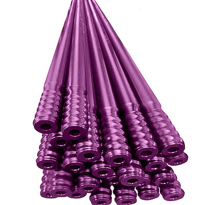 나사산 강철 로드 T38/T45/T51 암반 드릴링 도구 고성능 탑 해머 드릴 로드