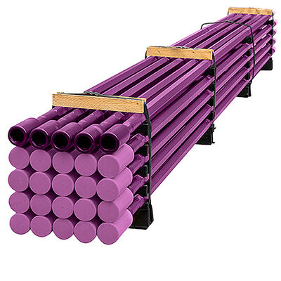 나사산 강철 로드 T38/T45/T51 암반 드릴링 도구 고성능 탑 해머 드릴 로드