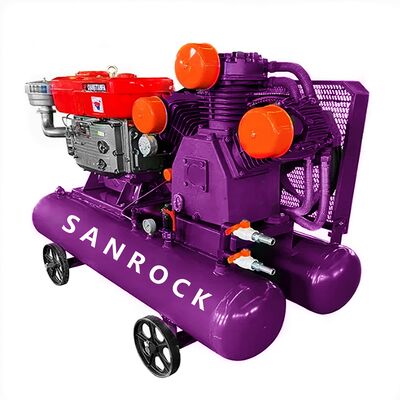 역공압기 기계 전력 25hp 18.5kw 오일 자유 피스톤 압축기 소형 공기 압축기