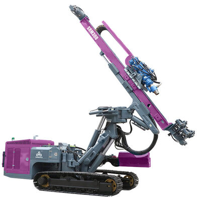 최대 150m 굴착 깊이 및 유압 제어 기능을 갖춘 360° 회전 DTH 드릴링 리그 (경암 발파공용)