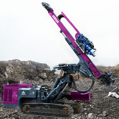 DTH 드릴링 리그 채광 하드 록 발파 드릴링 머신 다기능 크롤러 드릴링 리그