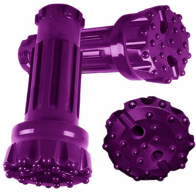 암반 시추기 드릴 비트 광산 기계 부품 DTH 버튼 드릴 비트 DHD380 드릴 비트 세트