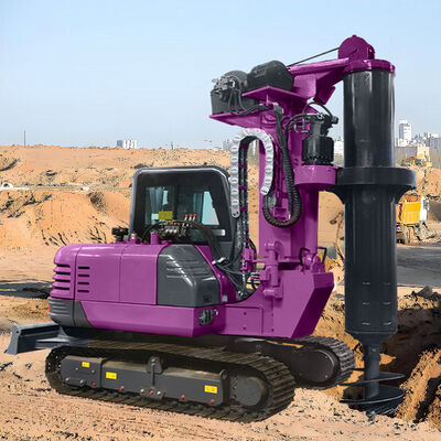 콤팩트 로터리 굴착 기기 도시 건설 공사 오거 굴착 기기