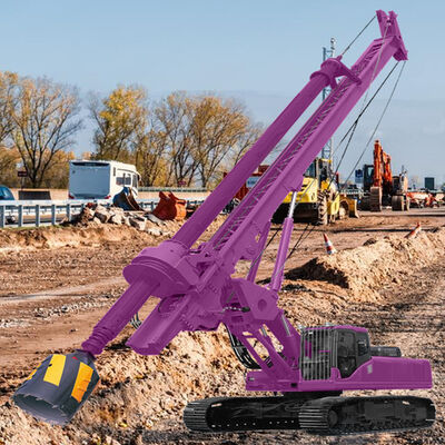 고 정밀 로터리 오거 구멍 뚫기 리그 15m 깊이 수압 로터리 뚫기 리그