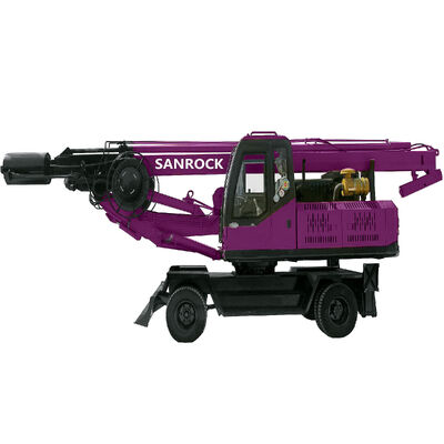 휠 장착 로터리 드릴링 리그 사면 안정화 프로젝트 엔지니어링 드릴링 머신