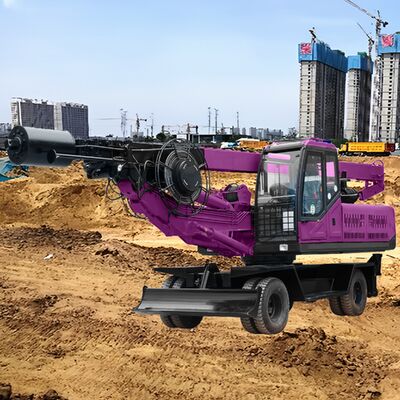 Portable Rotary Drilling Rig Table Slewing Angle 360°  Building Piles Rotary Borehole Drilling Machine