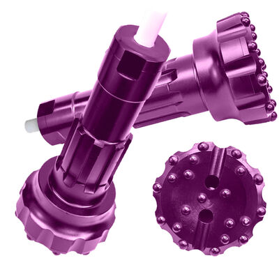 DTH 망치 버튼 비트 우수한 구멍 안정성 및 직선성 광산 광산 DTH 드릴 비트