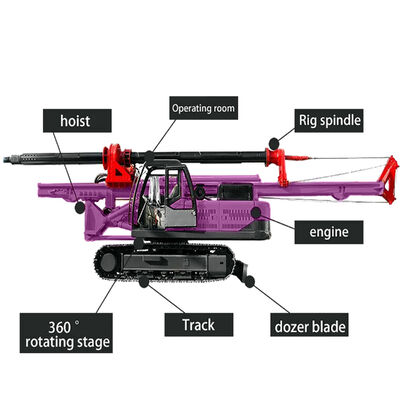 회전식 항타기 건설 인프라 건설 기계 모바일 회전식 굴착기