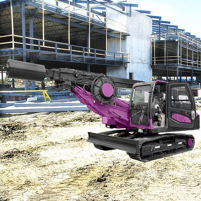 Rotary Drilling Rig Borehole Depth 20m Highway Municipal Construction Drilling Equipment Portable Drilling Rig