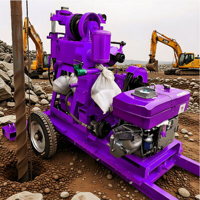 200meter Core Drilling Rig High Stability Hydraulic Drilling Rig Small Core Drilling Rig Machine
