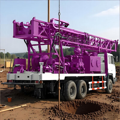 Water Well Drilling Rig With Mud Pump 400meter Deep Agricultural Irrigation Water Drilling Rig Machine