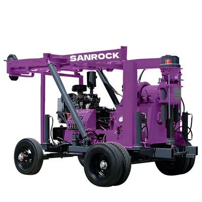 Hydraulic Core Drilling Rig Geological Mobile Drilling Rig High Efficiency Rotary Core Drilling Machine  