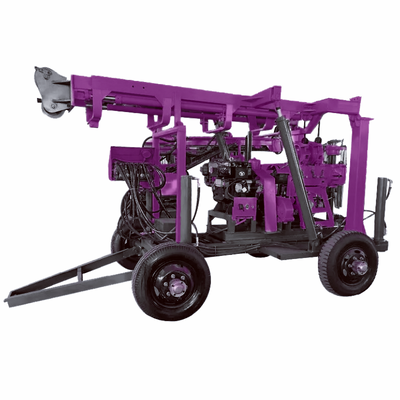 Hydraulic Core Drilling Rig Gold Mining Exploration Drilling Equipment Robust Diesel Core Drilling Rig