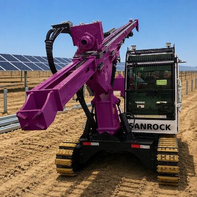 Pile Driving Machine Resistant High Temperature Environments Hole Diameter 90-400mm Hydraulic Pile Driver
