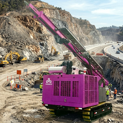 Pile Driving Machine Resistant High Temperature Environments Hole Diameter 90-400mm Hydraulic Pile Driver