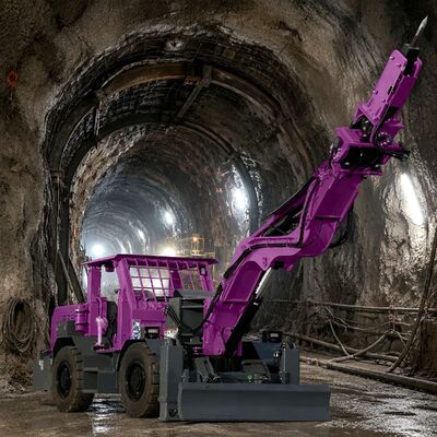 Tunneling Scaler Machine Telescoping Boom and Tilting Breaker Head Adapt Underground Drilling Machine